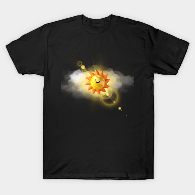 Here Comes the Sun T-Shirt by 3 Blue Limes